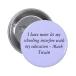 Mark Twain Pinback Buttons