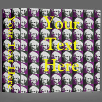 Mark Twain Pop Art Binder binders