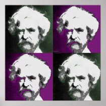 Mark Twain Pop Art Print
