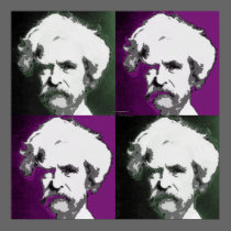 Mark Twain Pop Art Print posters