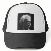 Mark Twain portrait Trucker Hats