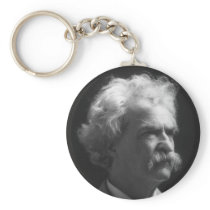 Mark Twain portrait Key Chains
