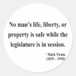 Mark Twain Quote 4a Round Sticker
