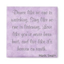 Mark Twain Quote magnet