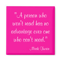 Mark Twain Quote magnets