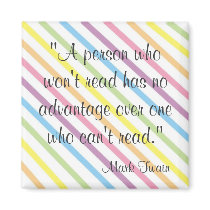 Mark Twain Quote magnets
