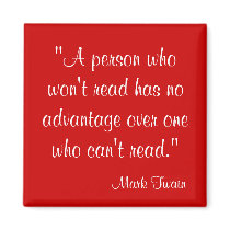 Mark Twain Quote magnets