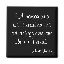 Mark Twain Quote magnets