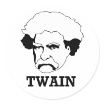 Mark Twain Stickers