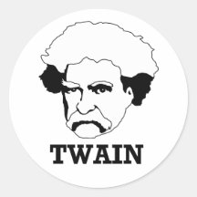 Mark Twain Stickers