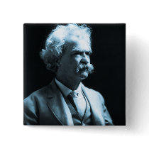 Mark Twain - Vintage Button