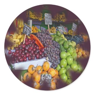 Market Fruit Stall sticker