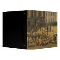 Market in the Alter Markt, Potsdam, 1772 Vinyl Binders