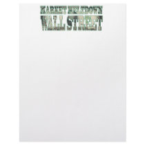 Market Meltdown Wall Street letterhead by SpeakYourMind Market Meltdown Wall Street letterhead