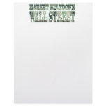 Market Meltdown Wall Street Custom Letterhead