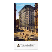 Market Montgomery and Post Streets, San Francisco Photo Card