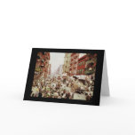 Market Mulberry St. New York City 1900 Greeting Card