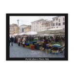 Market Place in Rome, Italy Postcards