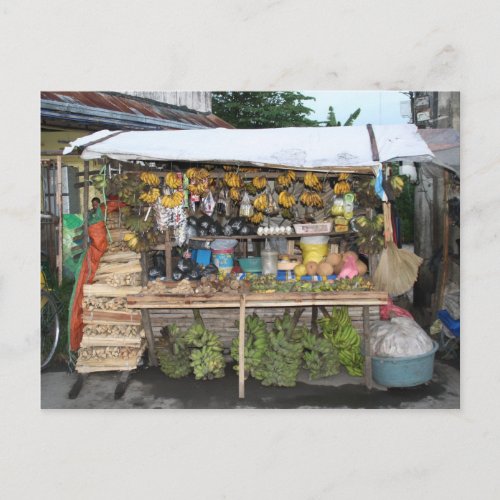 A market stall in the Philippines