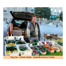Market Vendor - Brockville Farmers' Market posters by joelor Market Vendor - Brockville Farmers' Market posters
