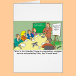MARKETING / BANKING / BOARD MEETING finance gifts Greeting Card