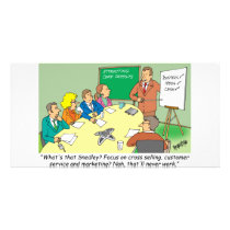 MARKETING / BANKING / BOARD MEETING finance gifts Custom Photo Card