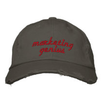 Marketing Genius Embroidered Hat embroidered hats
