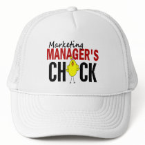 MARKETING MANAGER’S CHICK hats by professiongifts MARKETING MANAGER’S CHICK hats