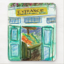 Marketplace Entrance Mousepad (Pike Place Seattle) mousepads