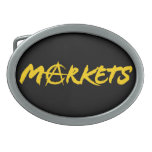 Markets Oval Belt Buckle