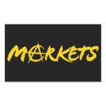 Markets Rectangle Stickers