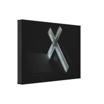 marks the spot stretched canvas prints