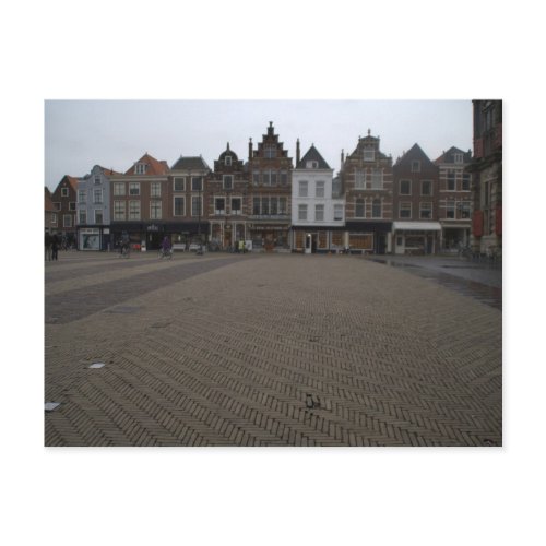 Markt, the central square of the Dutch city Delft