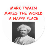 MARKTWAIN ROUND STICKERS