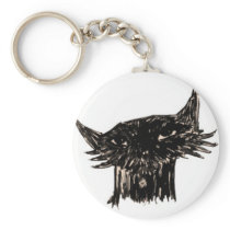 Marley Fish Cartoon Head Keychain