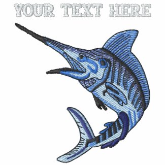 Marlin - add your text - father's day embroideredshirt