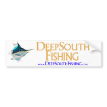 Marlin Busting Out Bumper Sticker bumper stickers