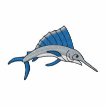 Marlin embroidered shirts