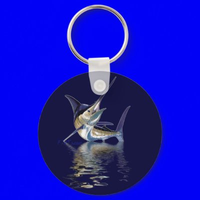 Marlin Reflection Keychain by FishTs.com