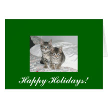 Marlon and Monty, Happy Holidays! Card