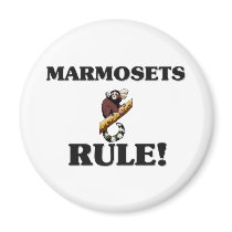 MARMOSETS Rule! magnets by AnimalShirts MARMOSETS Rule! magnets