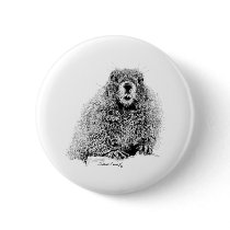 Marmot Pinback Button
