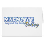 marmotte front greeting card