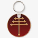 Maronite Cross Keychain