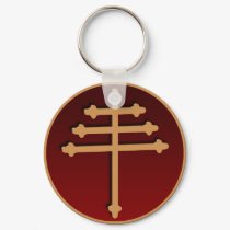 Maronite Cross Keychain
