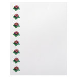 Maroon and Yellow Primroses Letterhead Design