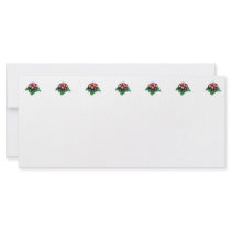 Maroon and Yellow Primroses Custom Rack Card
