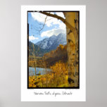 Maroon Bells, Aspen, Colorado Poster