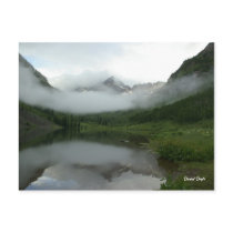 Maroon Bells Series #2, Cloud Reflection. postcards