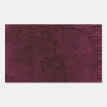 Maroon Buford and Sugar Rectangular Stickers